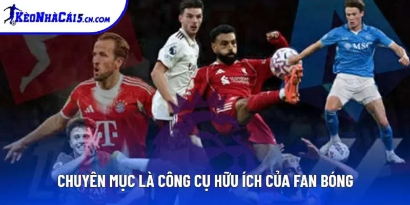 Chuyên mục là công cụ hữu ích của fan bóng